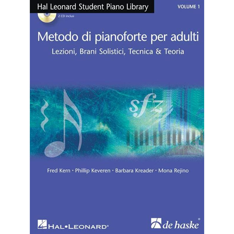 METODO DI PIANOFORTE PER ADULTI VOLUME 1 + 2 CD - KREADER KERN REJINO KEVEREN