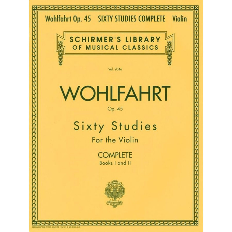 Franz Wohlfahrt - 60 Studies, Op. 45 Complete ( Books 1 and 2 ) violino