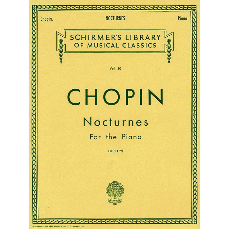 Nocturnes For The Piano - Frédéric Chopin - Pianoforte