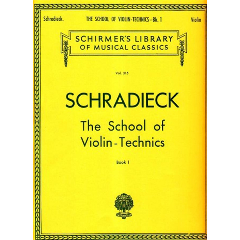 School of Violin Technics - Book 1 - Henry Schradieck - Violino