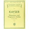 36 Elementary & Progressive Studies, Op. 20 - Heinrich Ernst Kayser  - Violino