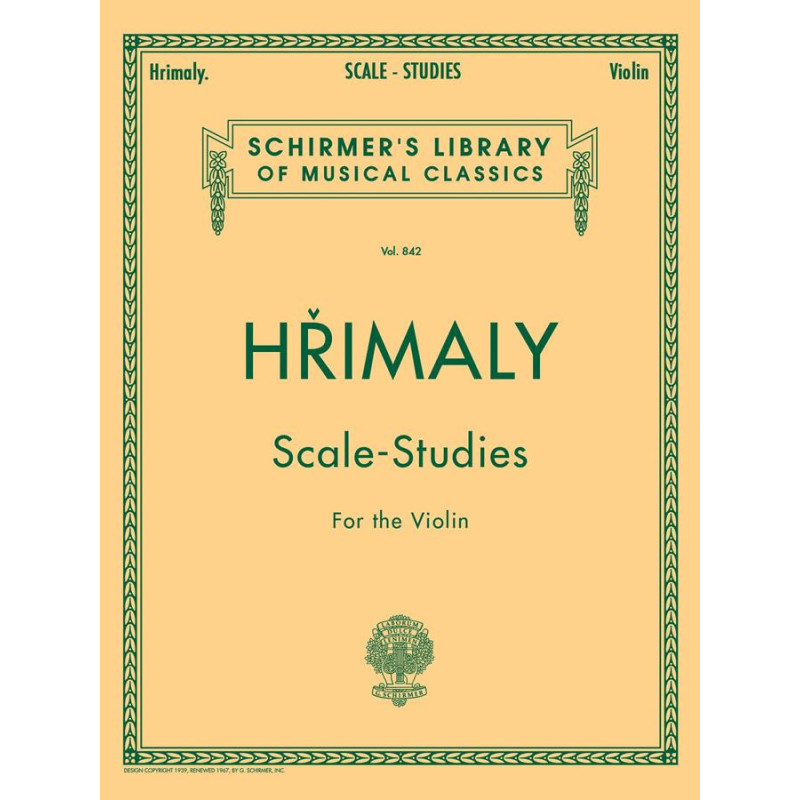 Scale Studies for Violin - Johann Hrimaly - violino