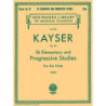 36 Elementary and Progressive Studies - Heinrich Ernst Kayser - per viola