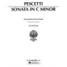 Sonata In C Minor For The Harp - Giovanni Battista Pescetti - Arpa sola
