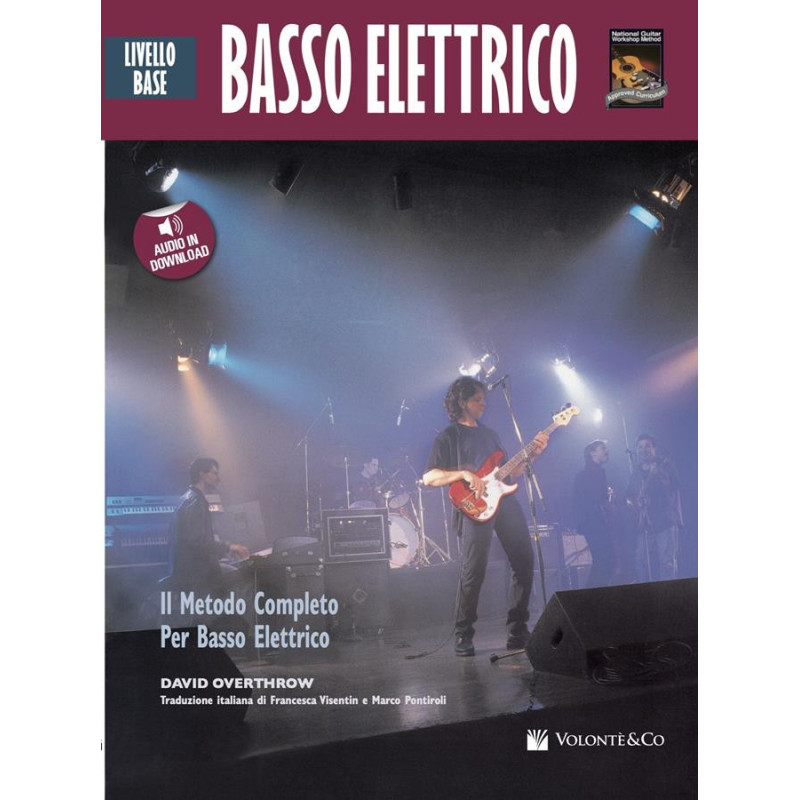 DAVID OVERTHROW - BASSO ELETTRICO LIVELLO BASE + audio in download