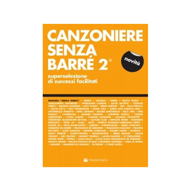 CANZONIERE SENZA BARRE' 2 - SELEZIONE DI SUCCESSI FACILITATI
