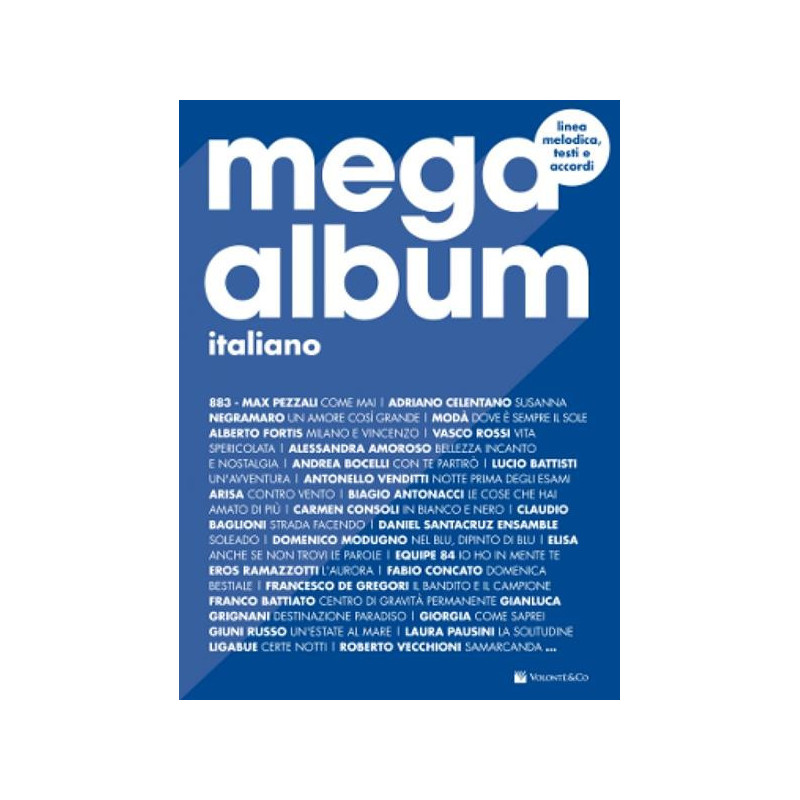 MEGA ALBUM ITALIANO - SPARTITI