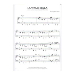 NICOLA PIOVANI - LA VITA E' BELLA - SPARTITO SINGOLO PER PIANO E VOCE