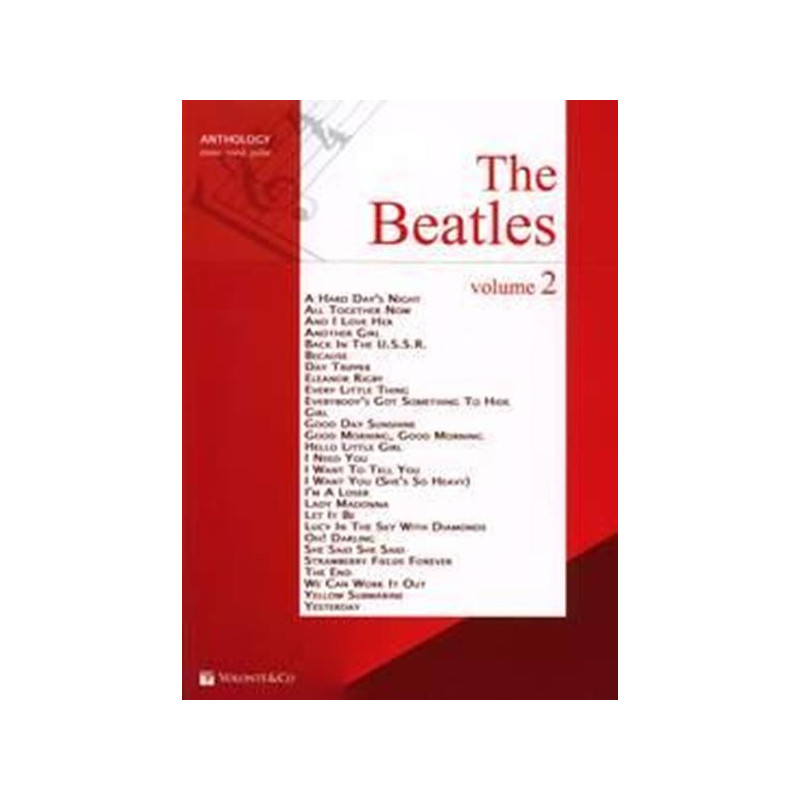 THE BEATLES ANTHOLOGY VOL. 2 - PIANO, VOCE, CHITARRA