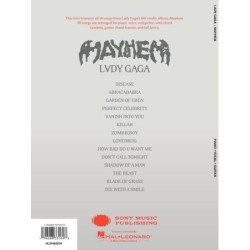 Lady Gaga - MAYHEM - Piano-Vocal-Guitar Artist Songbook