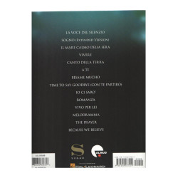 The Best of Andrea Bocelli: Vivere - Vocal and Piano - spartiti voce pianoforte