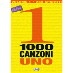 1000 Canzoni Volume 1 - Chitarra - 250 spartiti