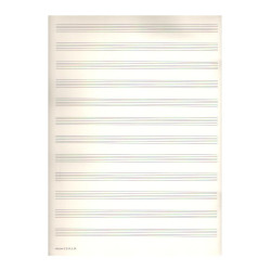 QUADERNO DI MUSICA 64 PAGINE CARTA AVORIATA - GR.100