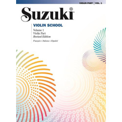SUZUKI VIOLIN SCHOOL VOL. 1 - SUZUKI METHOD