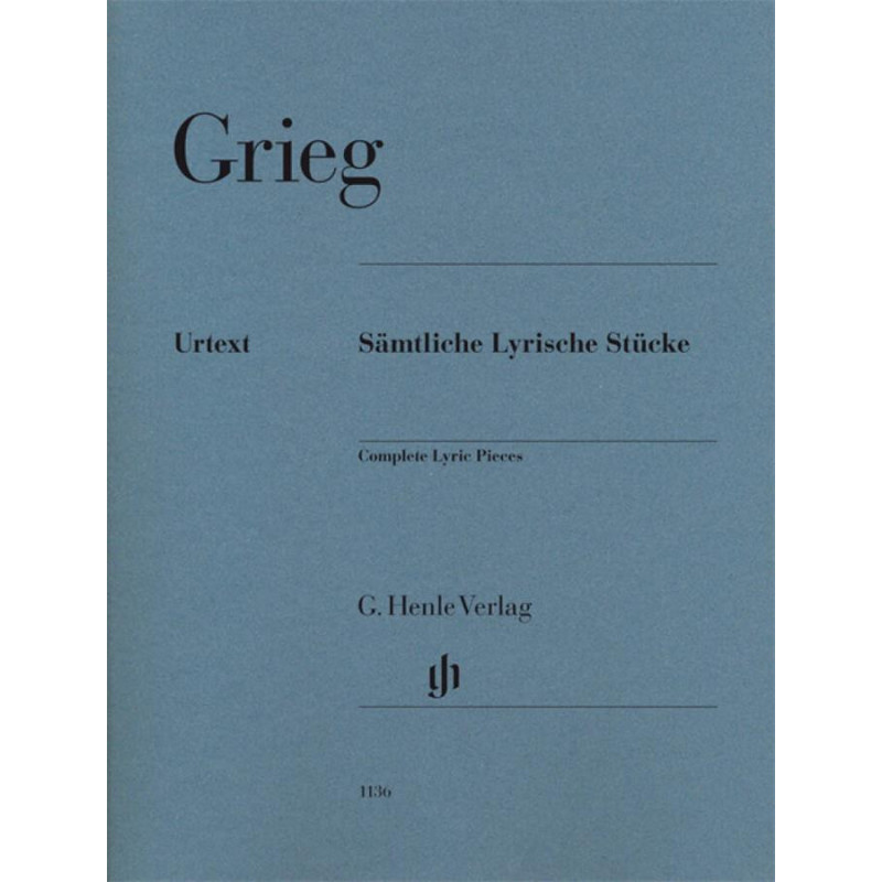 Sämtliche Lyrische Stücke - Edvard Grieg - pianoforte repertorio classico