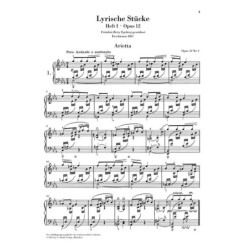 Sämtliche Lyrische Stücke - Edvard Grieg - pianoforte repertorio classico
