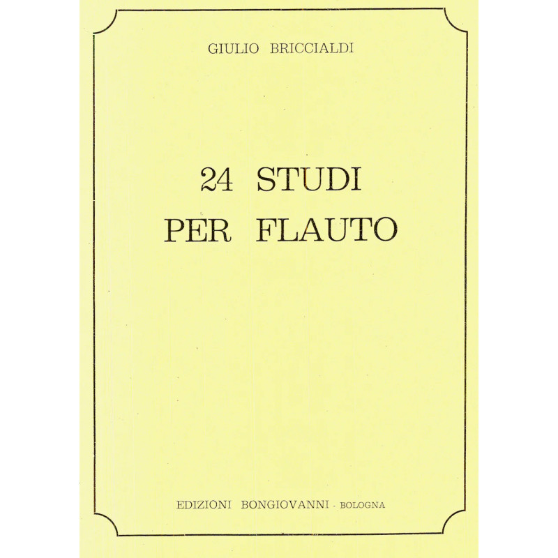 24 Studi per flauto - Giulio BRICCIALDI