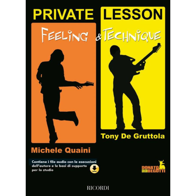 PRIVATE LESSON: FEELING & TECHNIQUE + Audio Online - DE GRUTTOLA - CHITARRA