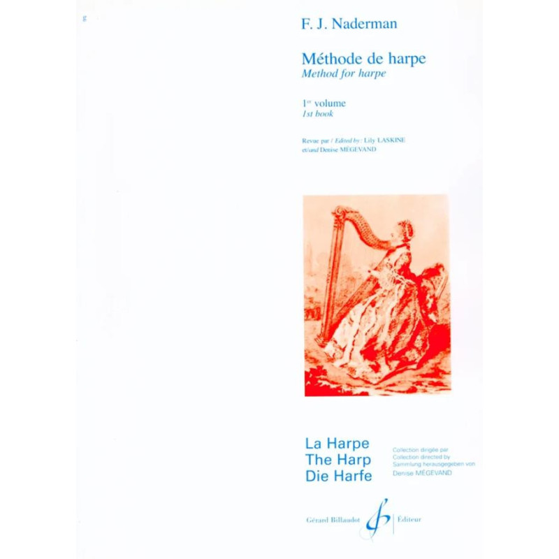 Methode De Harpe Volume 1 - François-Joseph Nadermann - Arpa