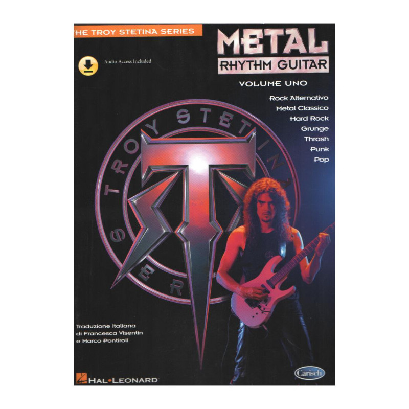 TROY STETINA - METAL RHYTHM GUITAR VOL. 1 + Audio online  - IN ITALIANO