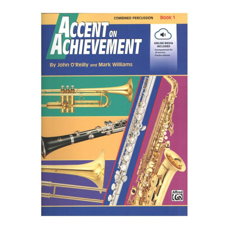 Accent on Achievement, Book 1 + Audio Online - Combined percussion - Williams - O'Reilly