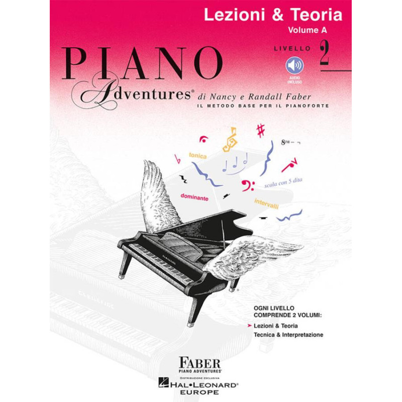 Piano Adventures: Lezioni & Teoria Livello 2 + Audio online - Edizione Italiana