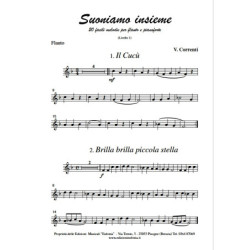 SUONIAMO INSIEME vol 1 - Flauto e pianoforte - Vincenzo Correnti