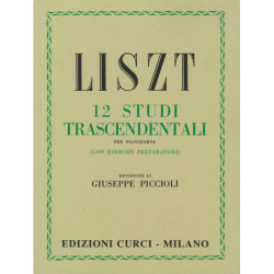 12 STUDI TRASCENDENTALI per pianoforte - Franz Liszt (con esercizi preparatori)
