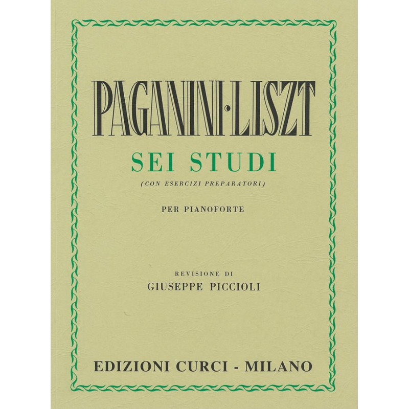 PAGANINI-LISZT sei studi per pianoforte - Franz Liszt (con esercizi preparatori)