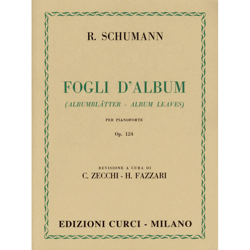 Fogli d’album op. 124 (Albumblatter) per pianoforte - Robert Schumann