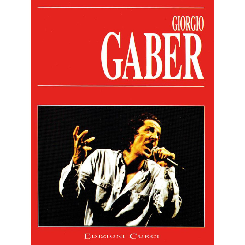 Giorgio Gaber - Raccolta di successi per strumenti melodici e a tastiera