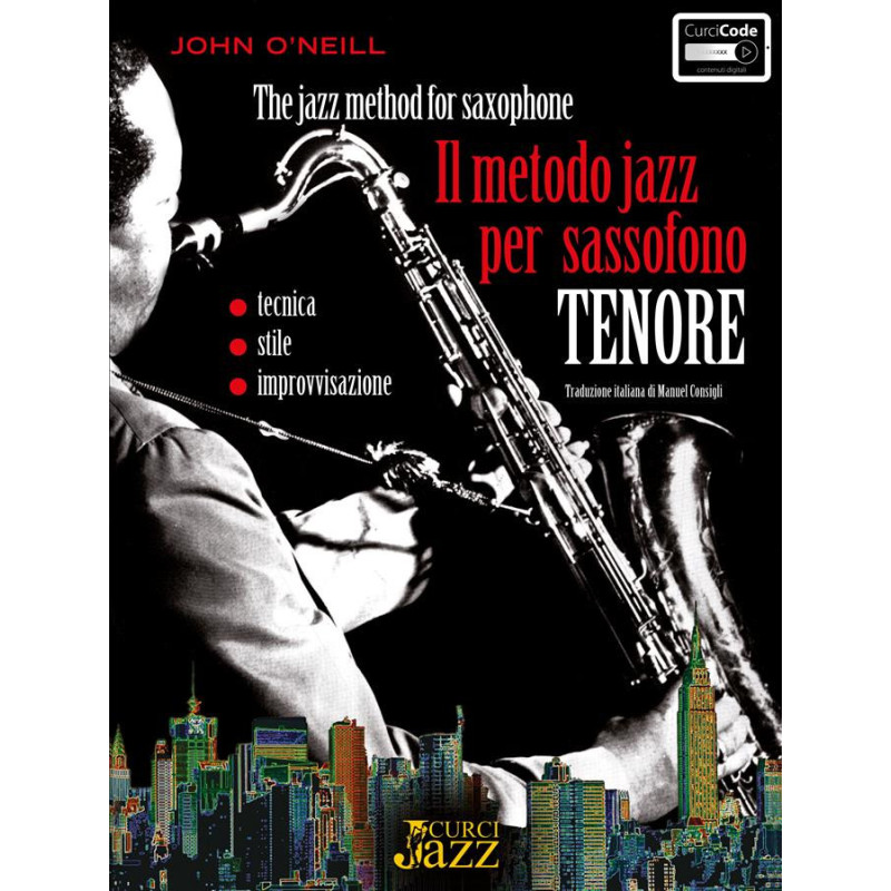 Il metodo jazz per sassofono tenore + playlist online - John O'Neill