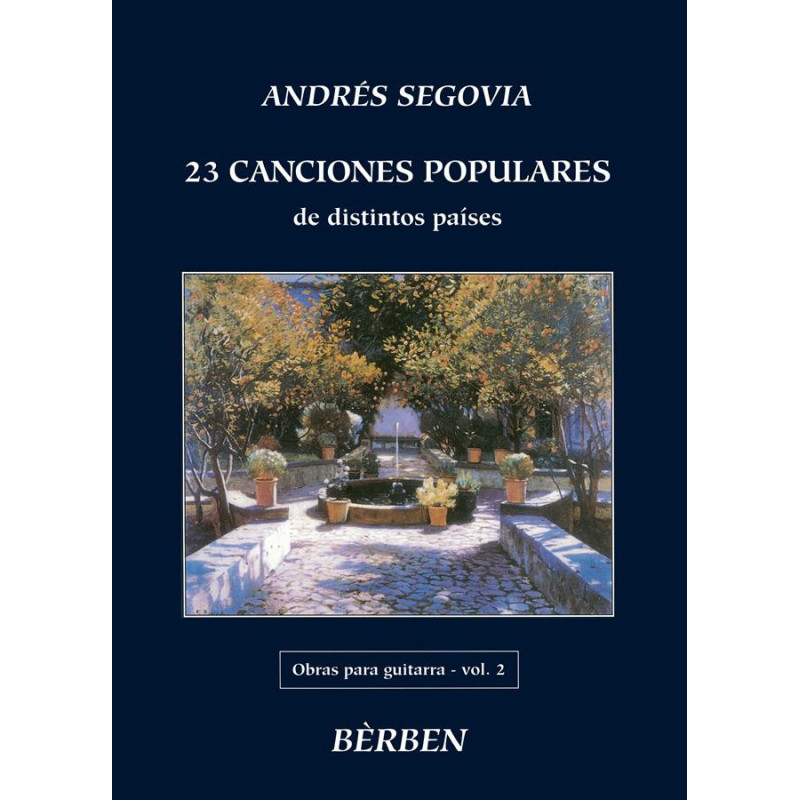 Obras para guitarra. Volume 2. 23 canciones populares de distintos paìses
