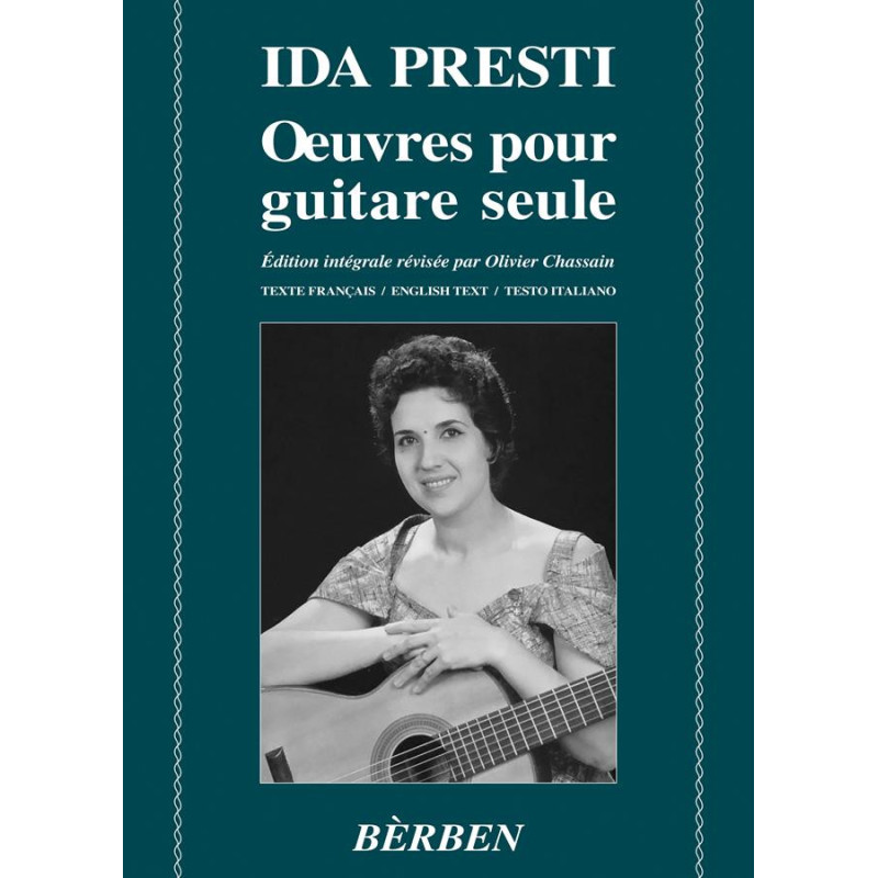 Oeuvres pour guitare seule - Ida Presti - ed integrale composizioni per chitarra