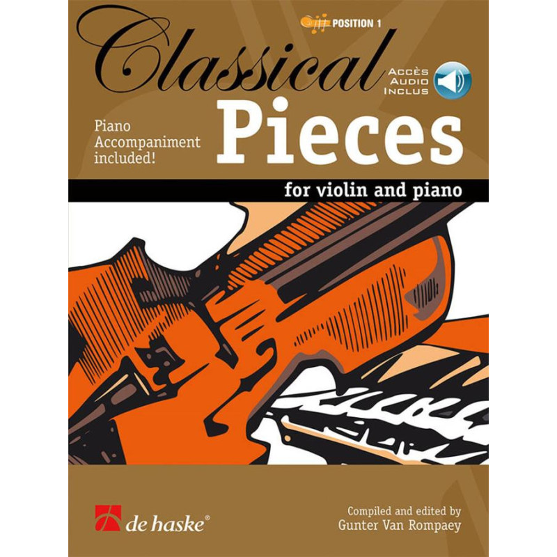 Classical Pieces + audio online - for violin and piano - violino e pianoforte