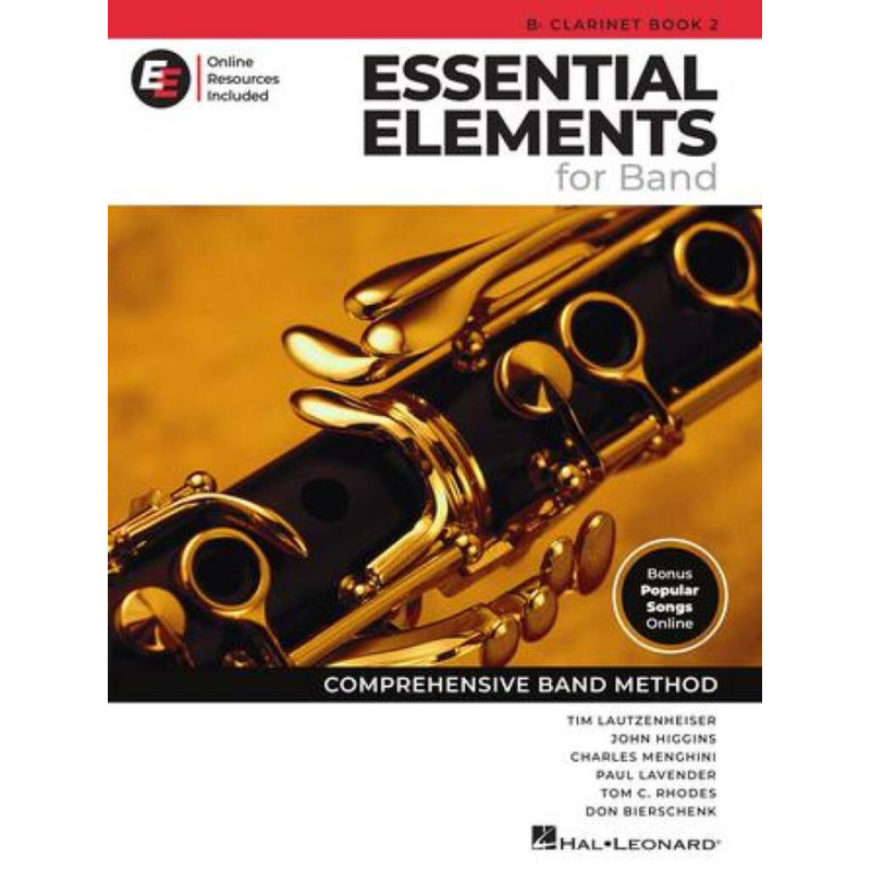 Essential Elements for Band - Bb Clarinet Book 2 + audio online