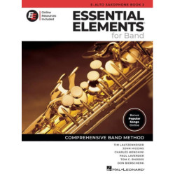 Essential Elements for Band - Eb Alto Sax Book 2 + audio online