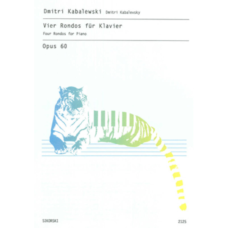 Vier Rondos (4 Rondo) Fur Klavier Op 60