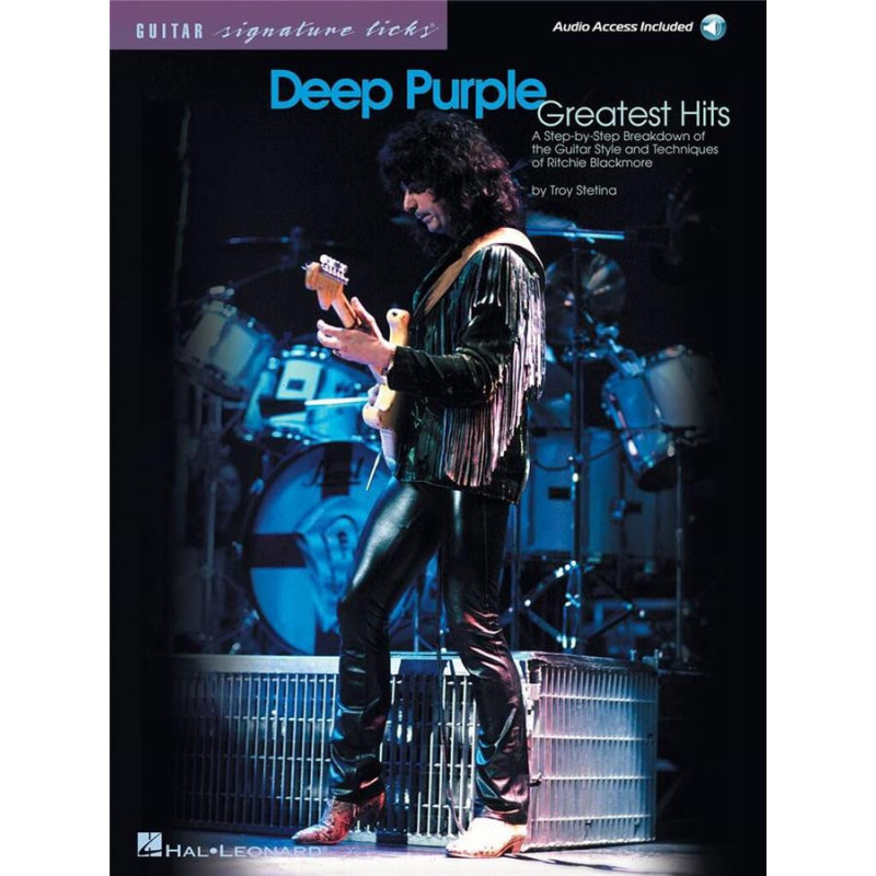 Deep Purple - Greatest Hits + audio online (Troy Stetina) per chitarra