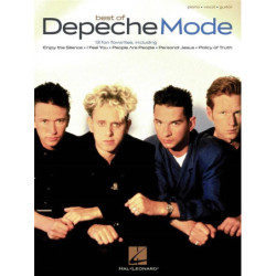 Best Of Depeche Mode - Piano-Vocal-Guitar Artist Songbook - spartiti PVG