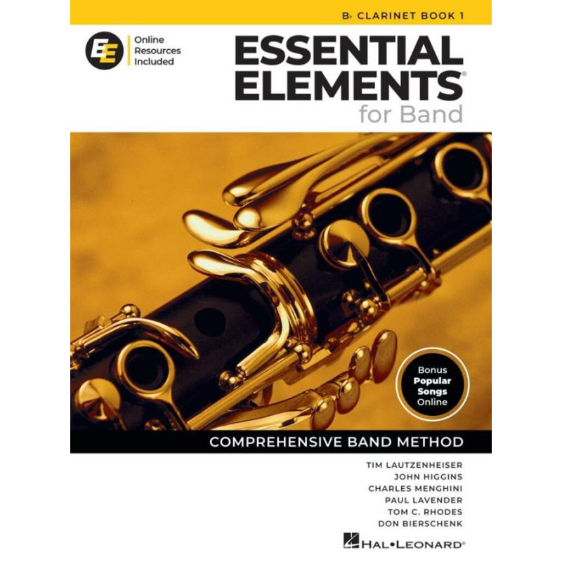 Essential Elements for Band + Media-online - Bb Clarinet Book 1 - clarinetto sib