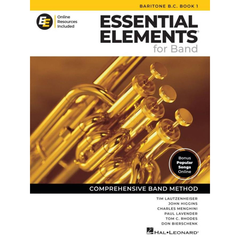 Essential Elements for Band - Baritone B.C. Book 1 Media-online Baritono-Eufonio
