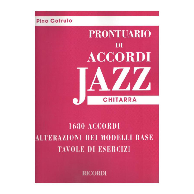 Prontuario Di Accordi Jazz - P. Cotrufo - chitarra