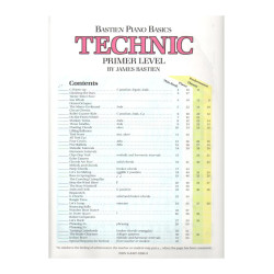 Bastien Piano Basics Technic Primer Level - in inglese