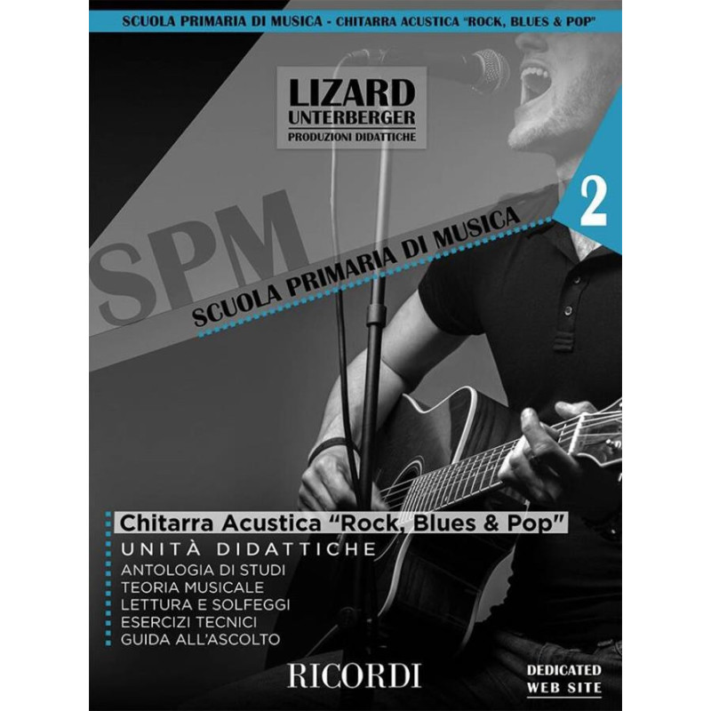 Chitarra acustica rock, blues & pop vol. 2 + audio online - Miky Bianco - lizard
