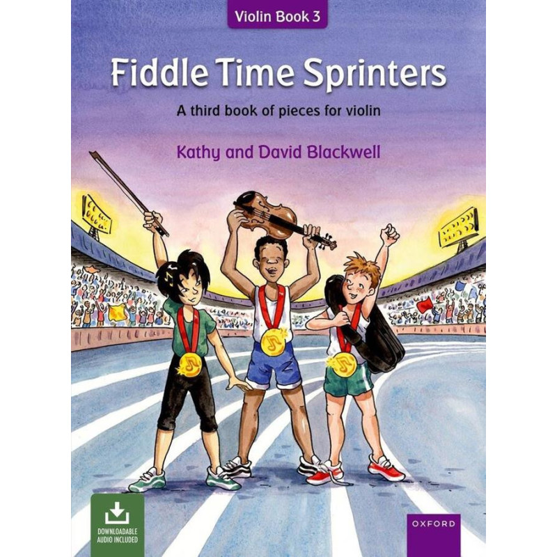 FIDDLE TIME SPRINTERS + audio download -  VOL 3 METODO DI VIOLINO PER BAMBINI