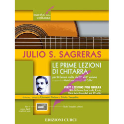 LE PRIME LEZIONI DI CHITARRA SAGRERAS PIÙ 24 LEZIONI SCELTE +audio online