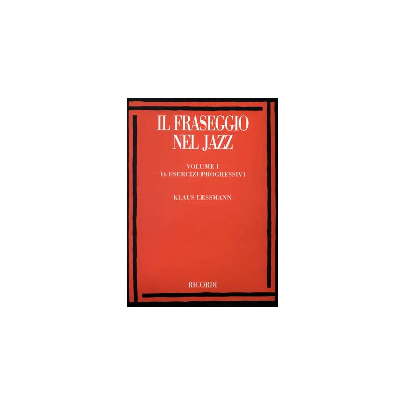 Il Fraseggio Nel Jazz - volume 1 - 9790215105751
