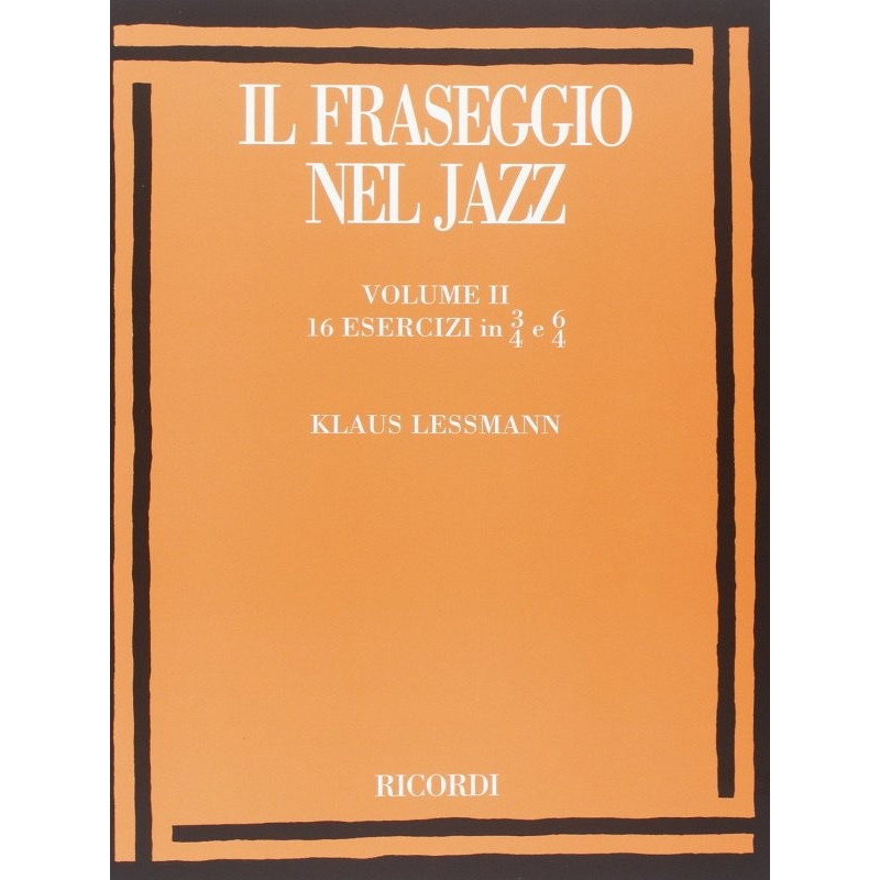 Il Fraseggio Nel Jazz - volume 2 - 9790215105768