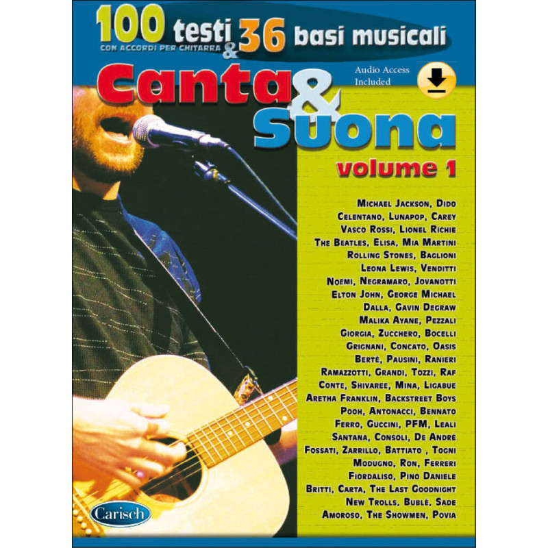 CANZONIERE CANTA E SUONA 1 + Audio-online - TESTI, ACCORDI E BASI MUSICALI